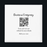 Streckkod QR add nam för enkel företagswebbplats Magnet<br><div class="desc">Designad för födelsedagar</div>