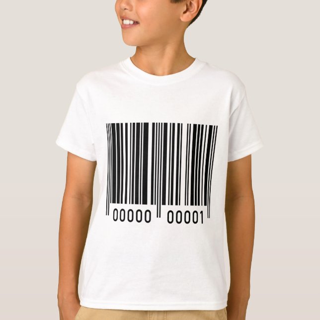 Streckkod Tee Shirt (Framsida)