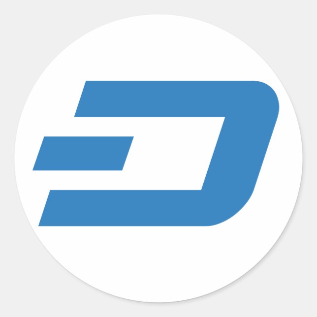 Streckmärke, vit bakgrund runt klistermärke (Framsida)