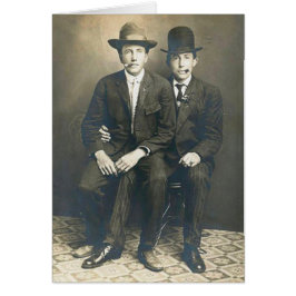 Streckpojkar Hälsningskort