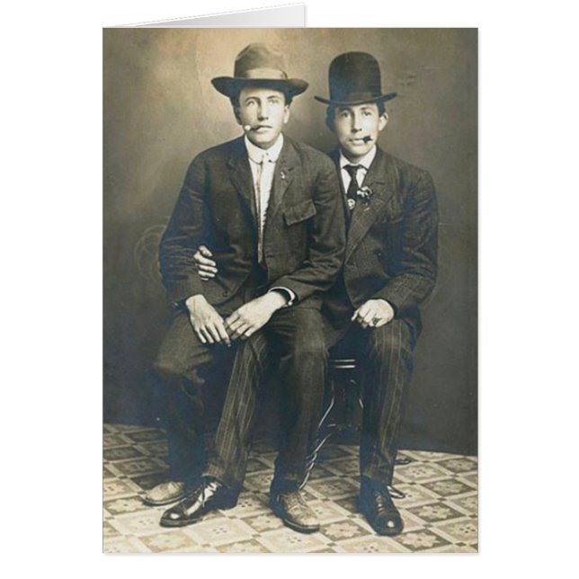 Streckpojkar Hälsningskort (Framsidan)