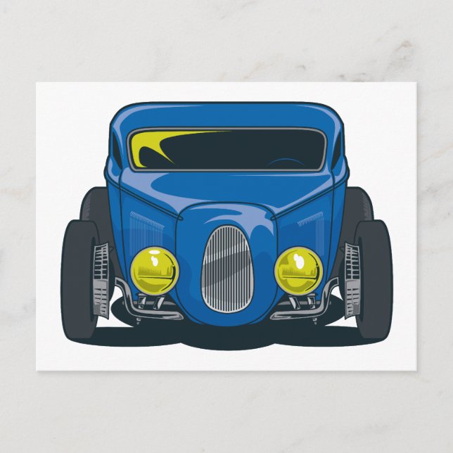 Streed Rod (blå) Vykort (Framsida)