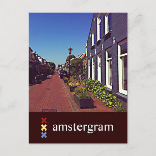 Street Amsterdam Vykort