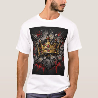 Street Art Crown Graphic T-shirt - Betongkrona