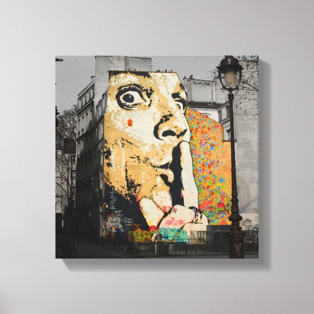 Street Art Graffiti Canvas Art (Framsida)
