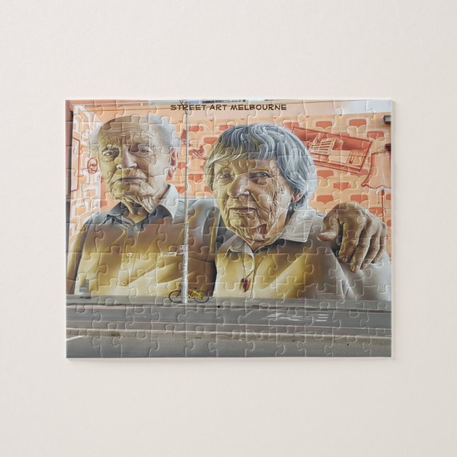 Street Art Melbourne Pussel (Horisontell)