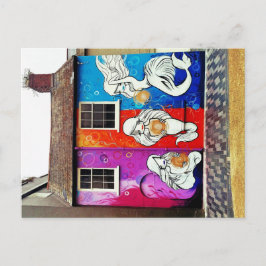 Street Art Postcard Vykort