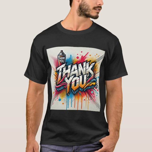 Street Art Tack Manar T Shirt (Framsida)
