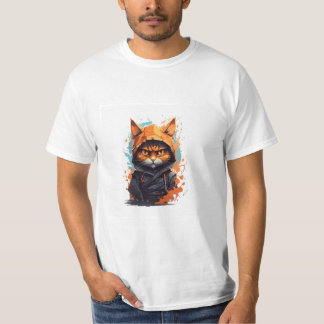 Street cat warrior oragen hodie  t shirt