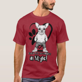 Street Chic Chihuahua: Tiny Trendsetter T Shirt
