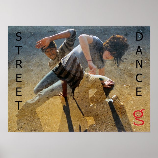 Street Dance Poster från G Clothing (Framsidan)