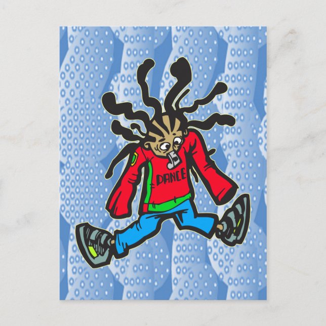 Street Dancing Doll Vykort (Framsida)