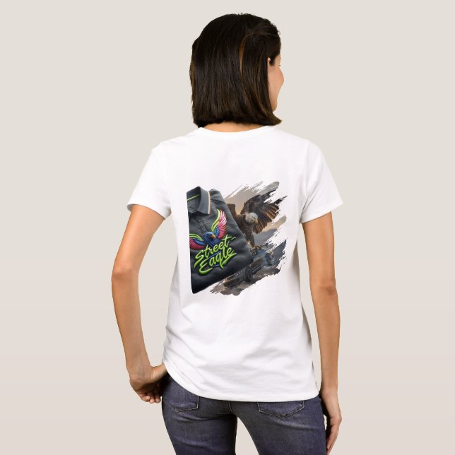 Street Eagle Damernas Drift T-Shirt | Urban Car Cu (Hel baksida)