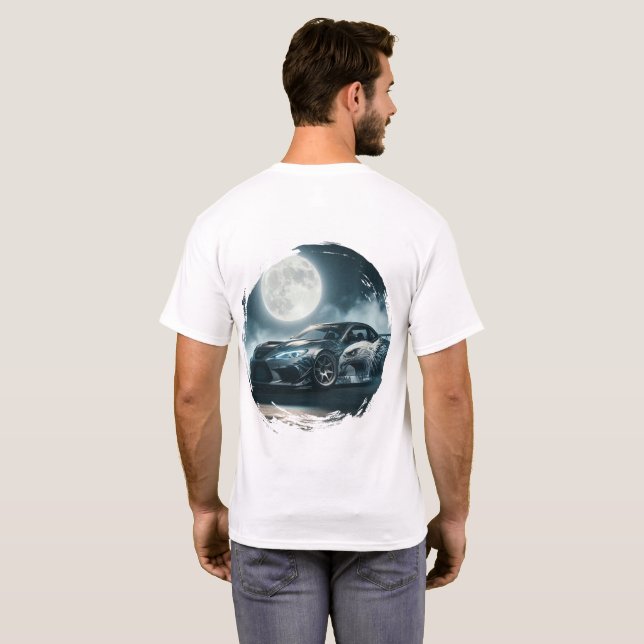 Street Eagle Moonlight Drift Car Tröja (Hel baksida)