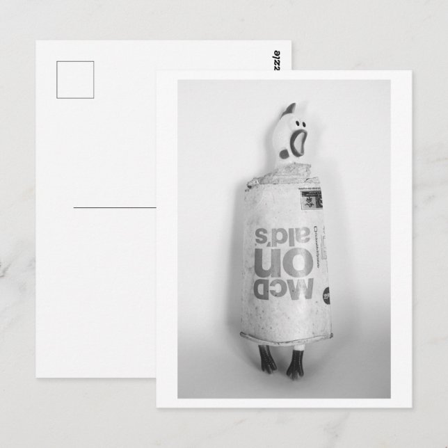 Street fashion rubber chicken - Mc Dress Vykort (Fram/baksida)