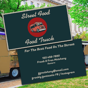 Street Food Lastbil Visitkort