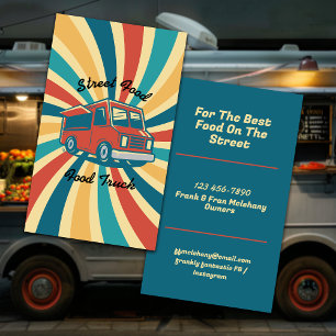 Street Food Lastbil Visitkort