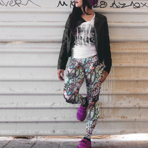 Street Graffiti Leggings - Roligt