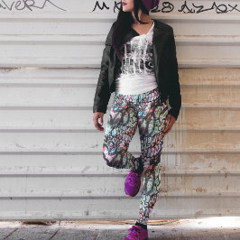 Street Graffiti Leggings - Roligt