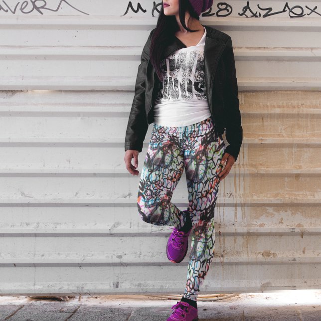 Street Graffiti Leggings - Roligt (Skapare uppladdad)