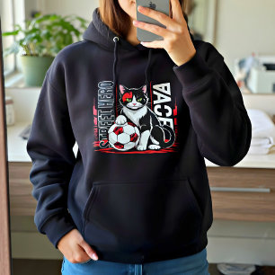 Street Hero Fotbollskatt Present - Rolig Kattälska T Shirt