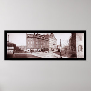 Street Hotel Boston, MORSA Photo 1903 Poster