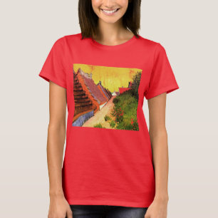Street in Saintes Maries by Vincent van Gogh T Shirt