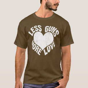 Street Kung Less Guns More Kärlek T-Shirt