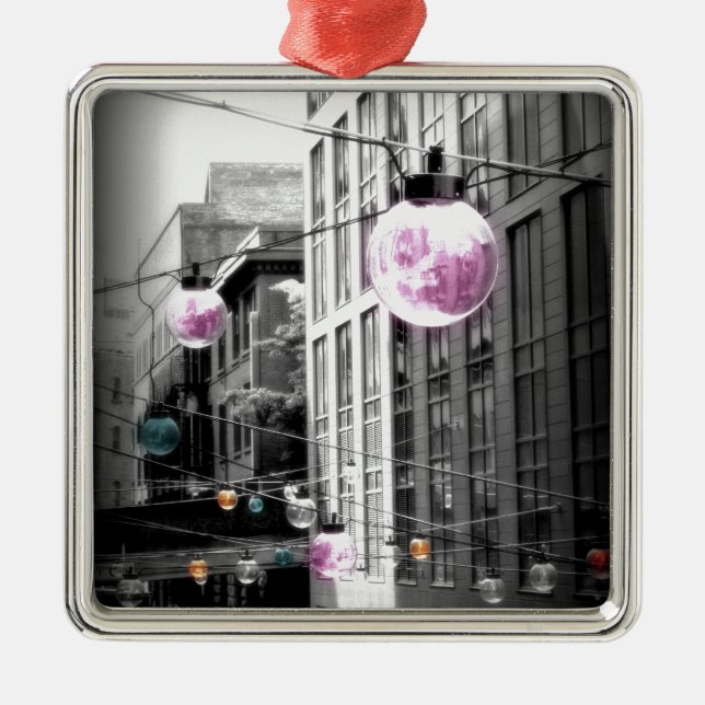 Street Ljus Urban Art Julgransprydnad Metall (Framsidan)