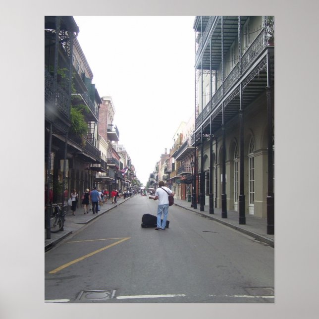 Street Musician Poster (Framsidan)