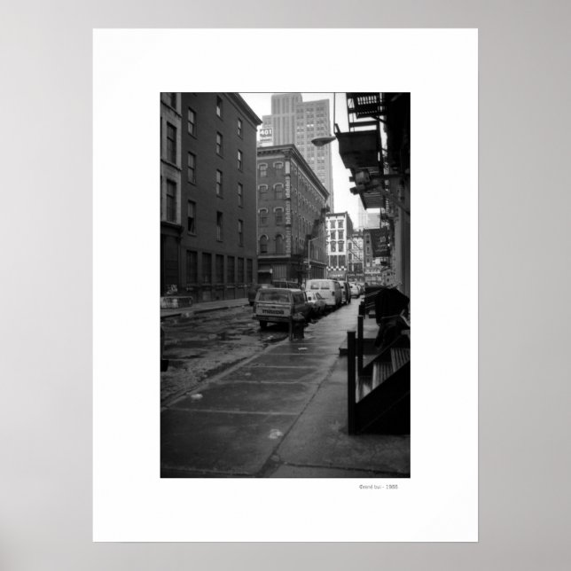 STREET NYC-Poster Poster (Framsidan)