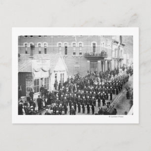 Street Parad in Deadwood, SD Photograph Vykort