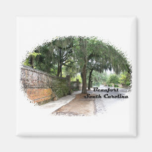 Street Scene, Beaufort, SC Magnet