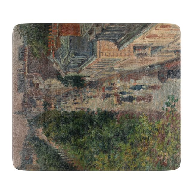 Street Scene in Paris, Frankrike (av Maximilien Lu (Framsidan)