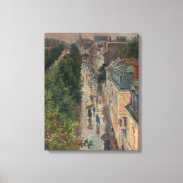 Street Scene in Paris, Frankrike (av Maximilien Lu Canvastryck