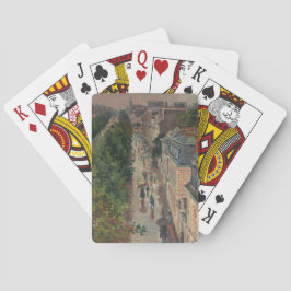 Street Scene in Paris, Frankrike (av Maximilien Lu Casinokort