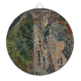 Street Scene in Paris, Frankrike (av Maximilien Lu Darttavla