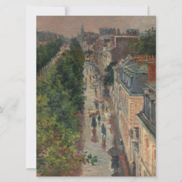 Street Scene in Paris, Frankrike (av Maximilien Lu Kort