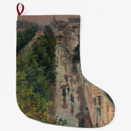 Street Scene in Paris, Frankrike (av Maximilien Lu Stor Julstrumpa