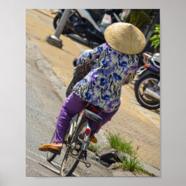 Street Scenery in Vietnam Poster