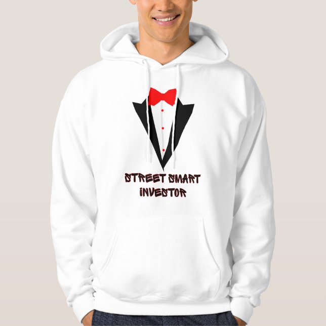 Street Smart Wall street Wealth utan Gräns Hoodie (Framsida)
