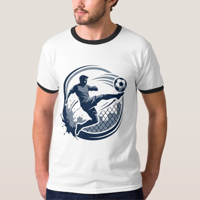 Street Soccer Konstverk T Shirt (Framsida)