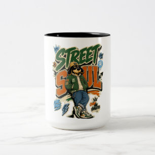 Street Soul Urban Streetwear T-shirt Två-Tonad Mugg