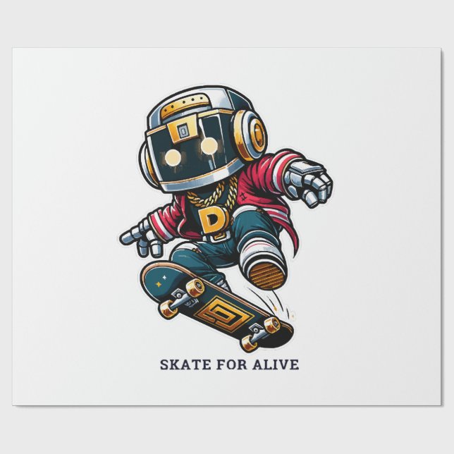 Street Stil Skate Series Presentpapper (Platt)