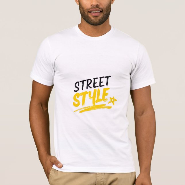 Street stil t-shirt (Framsida)