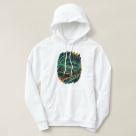 Street Style Klassisk Bil Tröja Hoodie