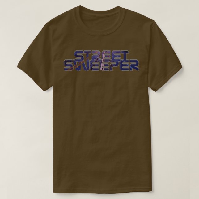 Street Sweeper T Shirt (Design framsida)