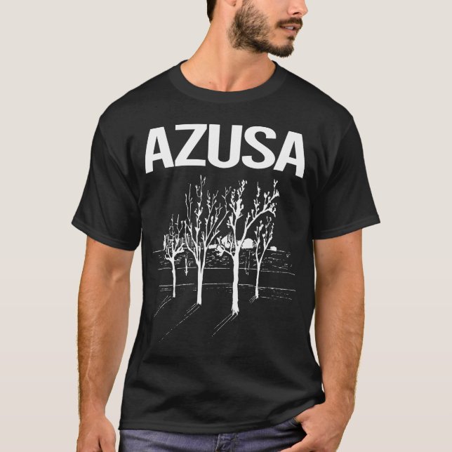 Street Träd Azusa T Shirt (Framsida)