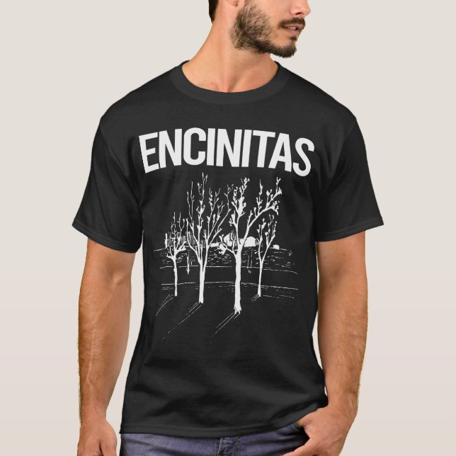 Street Träd Encinitas T Shirt (Framsida)