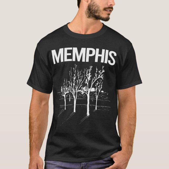 Street Träd Memphis T Shirt (Framsida)